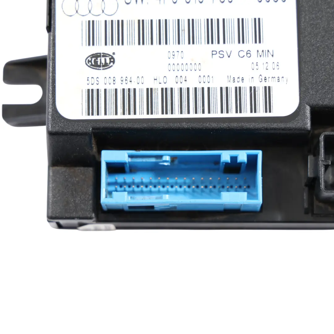 Module Mémoire Commande Siège Avant Gauche pour Audi A6 C6 à propos du numéro de pièce 4F0959760 Audi A6 C6 Module Mémoire Commande Siège Avant Gauche - SKU 4F0959760 - Numéro de pièce 4F0959760