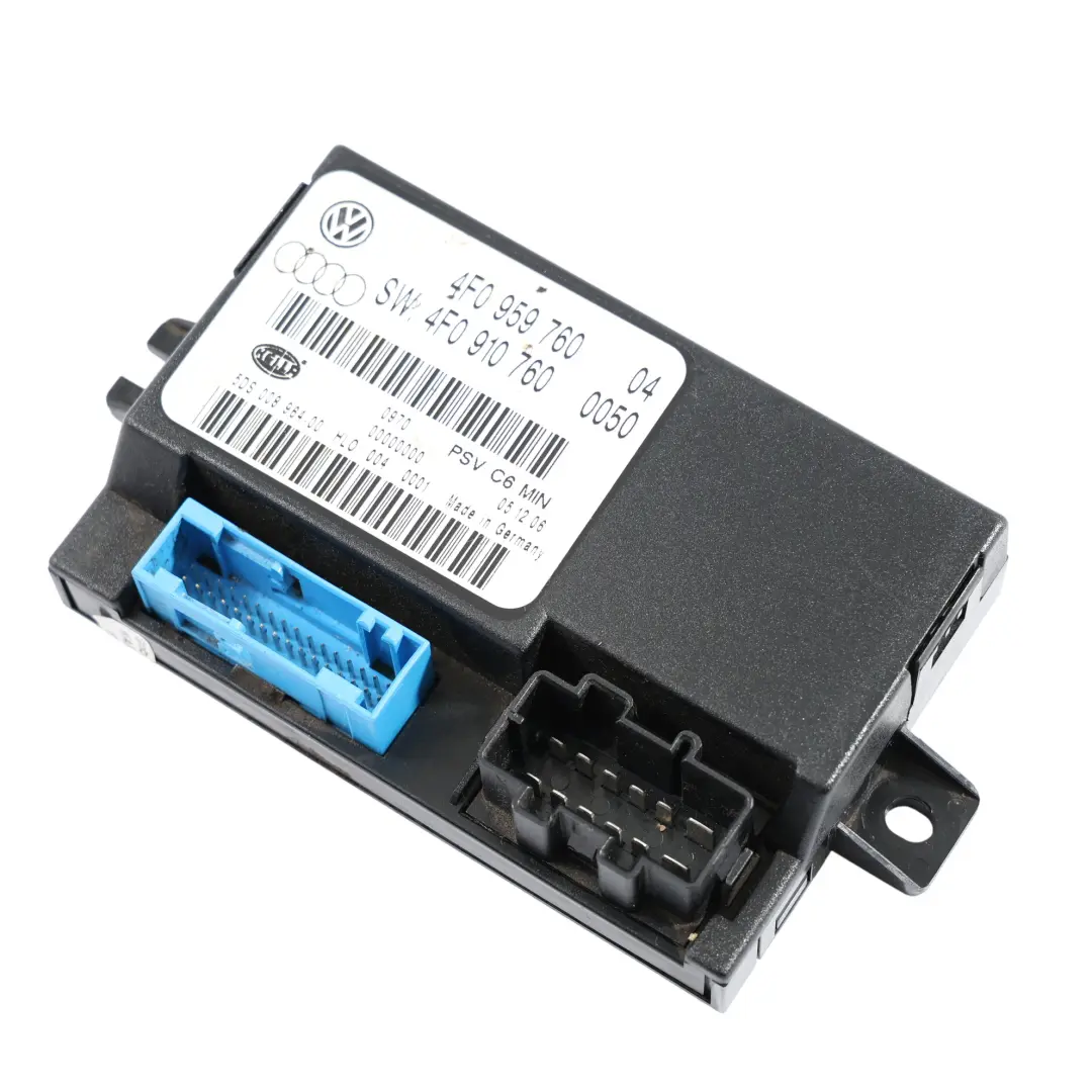 Module Mémoire Commande Siège Avant Gauche pour Audi A6 C6 à propos du numéro de pièce 4F0959760 Audi A6 C6 Module Mémoire Commande Siège Avant Gauche - SKU 4F0959760 - Numéro de pièce 4F0959760