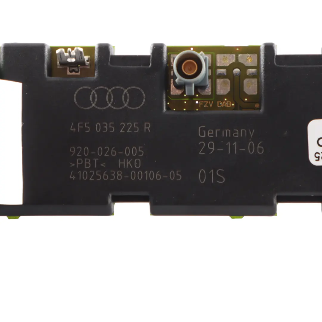 4F Radio Aerial Antenna Amplifier FM to Audi A6 with Part number 4F5035225R Audi A6 4F Radio Aerial Antenna Amplifier FM - SKU 4F5035225R - Part number 4F5035225R