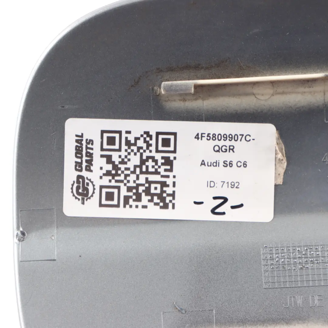 Audi S6 C6 Fuel Flap Cover Fill In Flap Filler Cap Quartz Grey Y7G - SKU 4F5809907C-QGR - Part number 4F5809907C