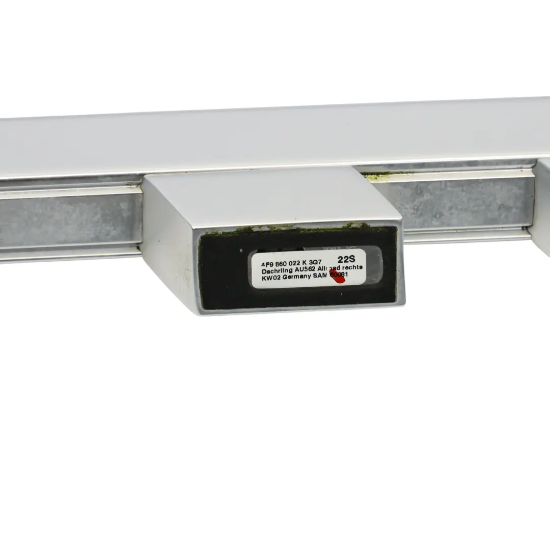 Dachreling Links Rechts Dach Gepäck Träger Trim Set Chrom für Audi A6 C6 mit Teilenummer 4F9860021K Audi A6 C6 Dachreling Links Rechts Dach Gepäck Träger Trim Set Chrom - SKU 4F9860021K - Teilenummer 4F9860021K