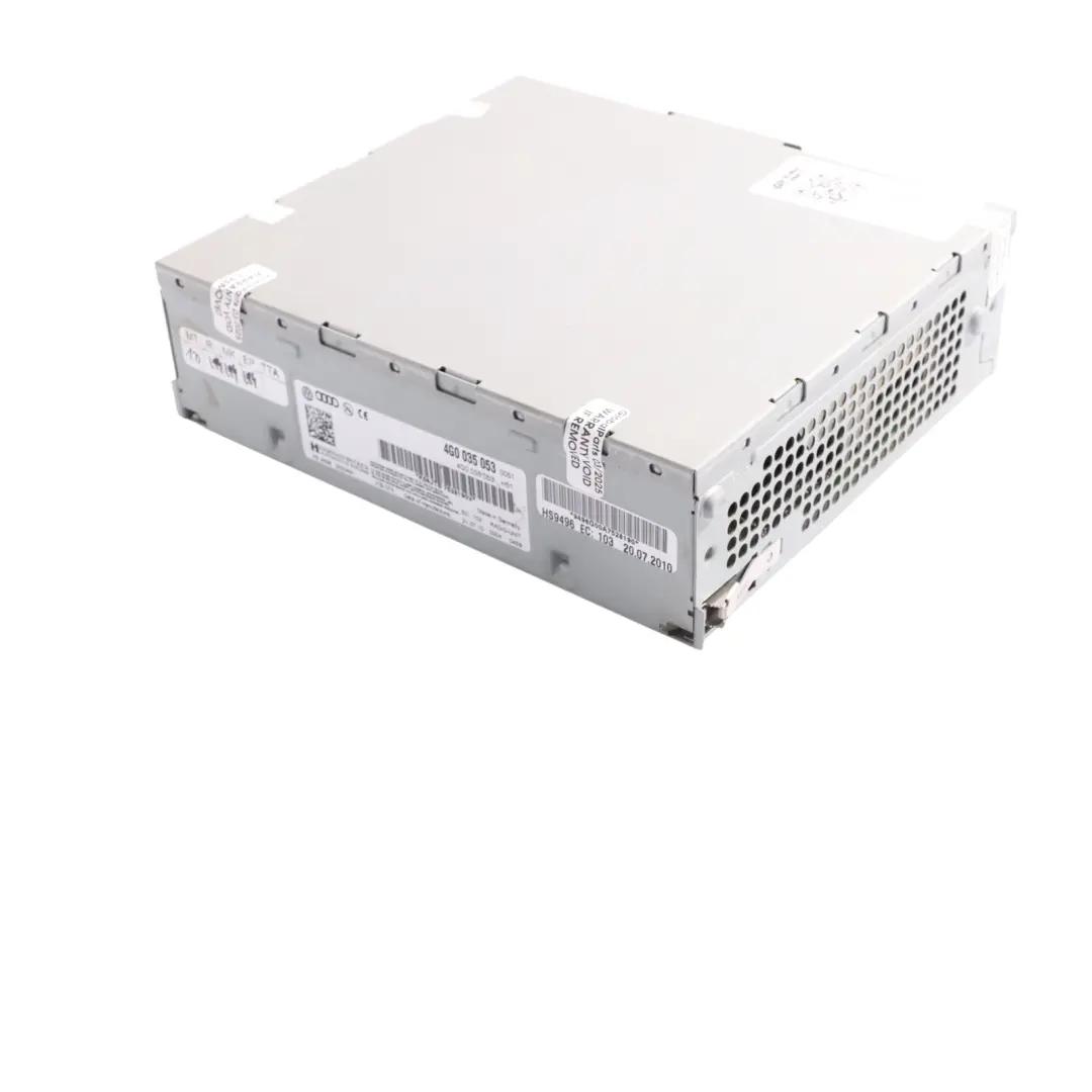 Harman Becker Navi Sat Radio Receiver Control Head Unit to Audi A5 8T with Part number 4G0035053 Audi A5 8T Harman Becker Navi Sat Radio Receiver Control Head Unit - SKU 4G0035053 - Part number 4G0035053