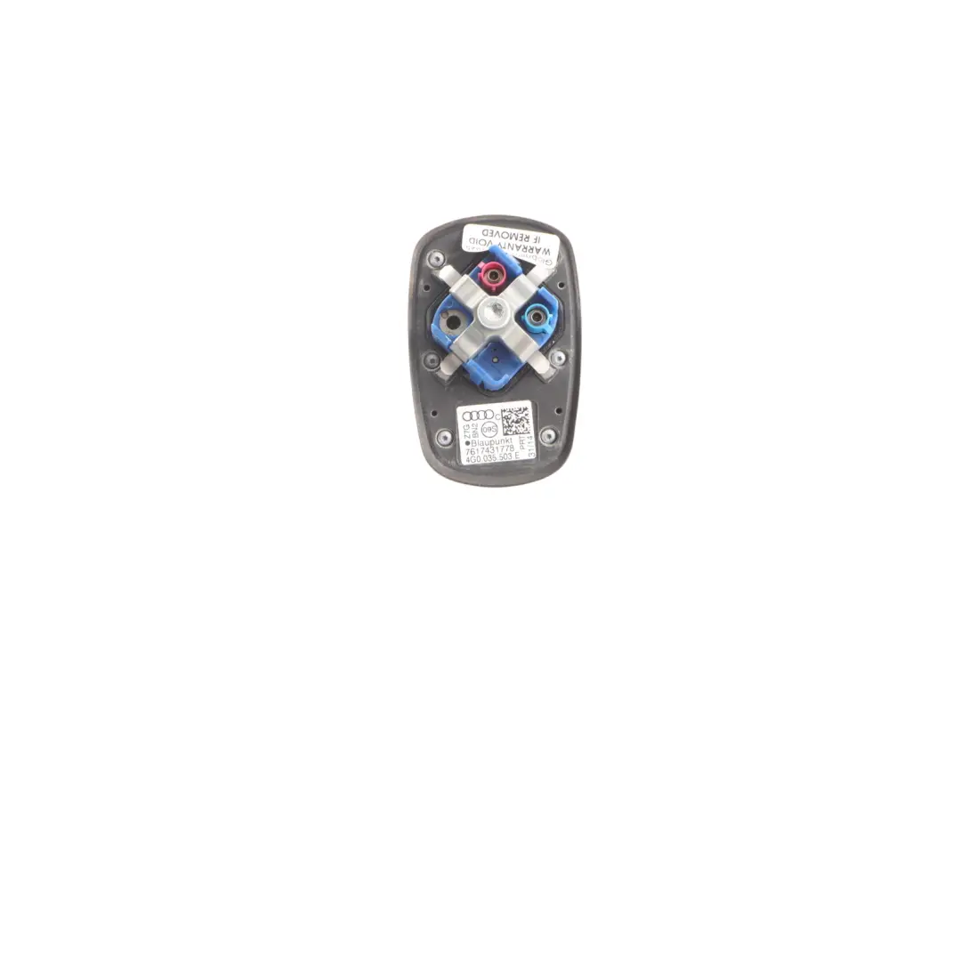 Antenna Amplificatore Tetto Shark Fin Aerial Argento Z7G per Audi A4 B8 con numero di parte 4G0035503E Audi A4 B8 Antenna Amplificatore Tetto Shark Fin Aerial Argento Z7G - SKU 4G0035503E-FSI - Numero di parte 4G0035503E