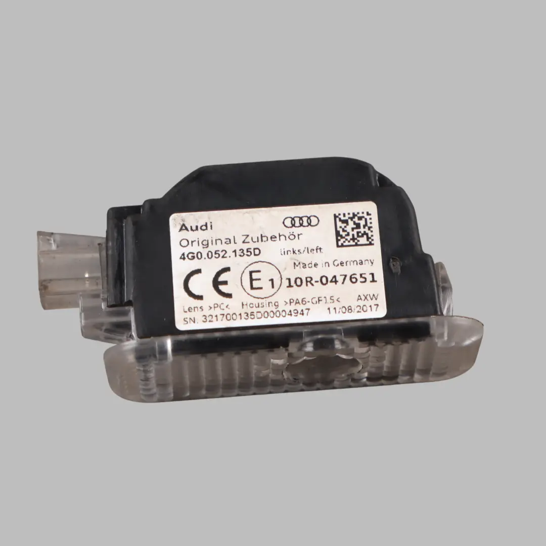 Tür LED Licht Projektor Vorsprung Logo für Audi S4 B9 mit Teilenummer 4G0052134D Audi S4 B9 Tür LED Licht Projektor Vorsprung Logo - SKU 4G0052134D - Teilenummer 4G0052134D