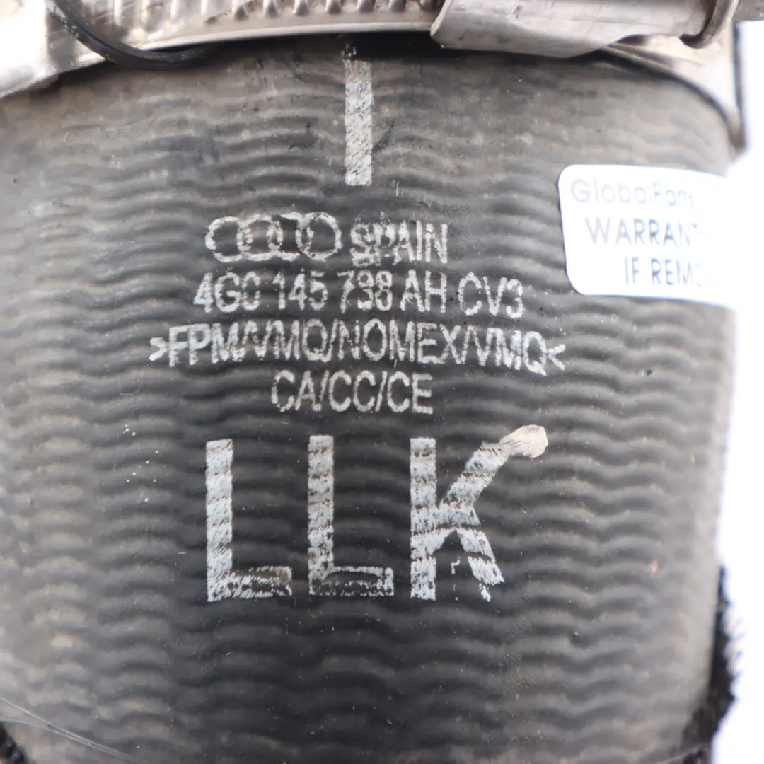 Przewód Rura Intercoolera Prawy do Audi A7 4G 3.0 TDI o numerze 4G0145738AH Audi A7 4G 3.0 TDI Przewód Rura Intercoolera Prawy - SKU 4G0145738AH - Numer Części 4G0145738AH