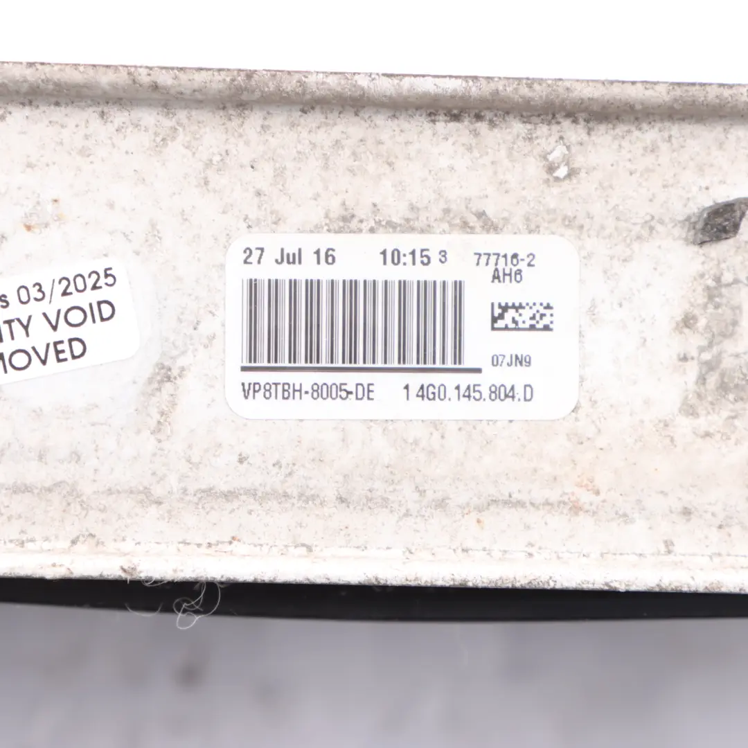 Coolant Radiator Intercooler to Audi Q5 8R 2.0 TDI Quattro Engine with Part number 4G0145804A Audi Q5 8R 2.0 TDI Quattro Engine Coolant Radiator Intercooler - SKU 4G0145804A - Part number 4G0145804A