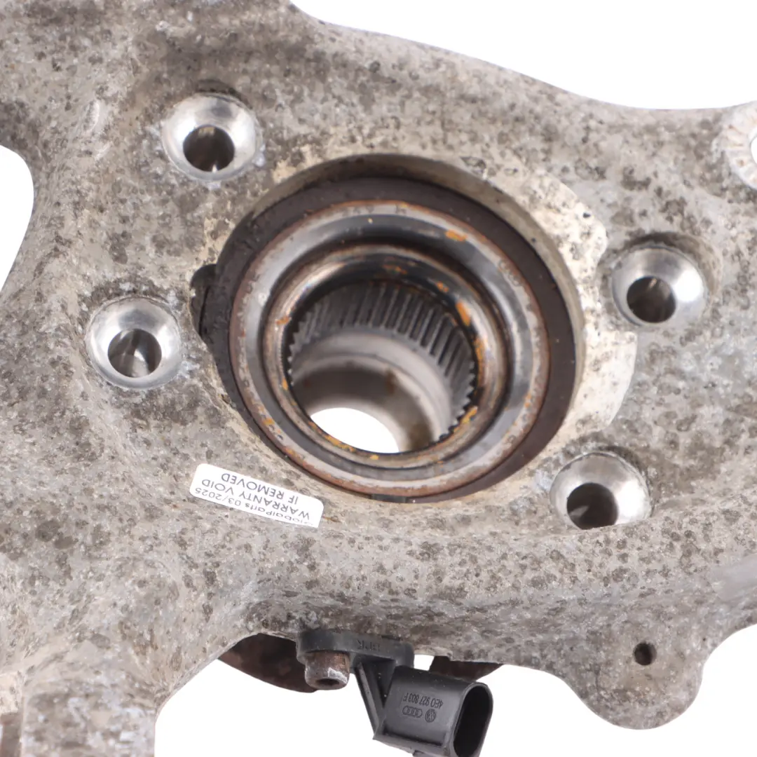 Moyeu De Roue Avant Gauche Fusée De Direction Frein Audi A4 B8 A5 8T - SKU 4G0407253B-2 - Numéro de pièce 4G0407253B