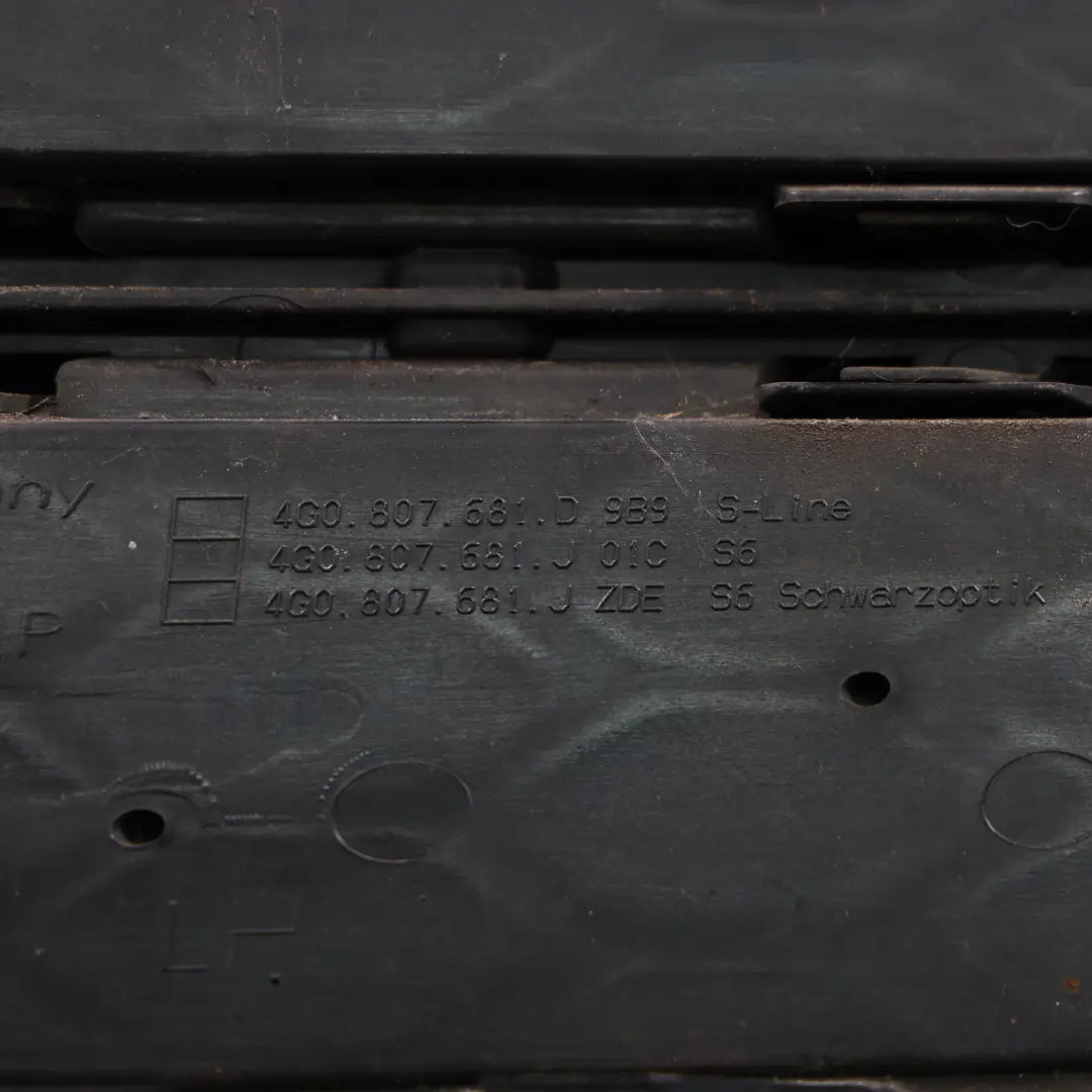 Audi A6 C7 Paraurti Anteriore Fendinebbia Rivestimento Sinistro - SKU 4G0807681D - Numero di parte 4G0807681D