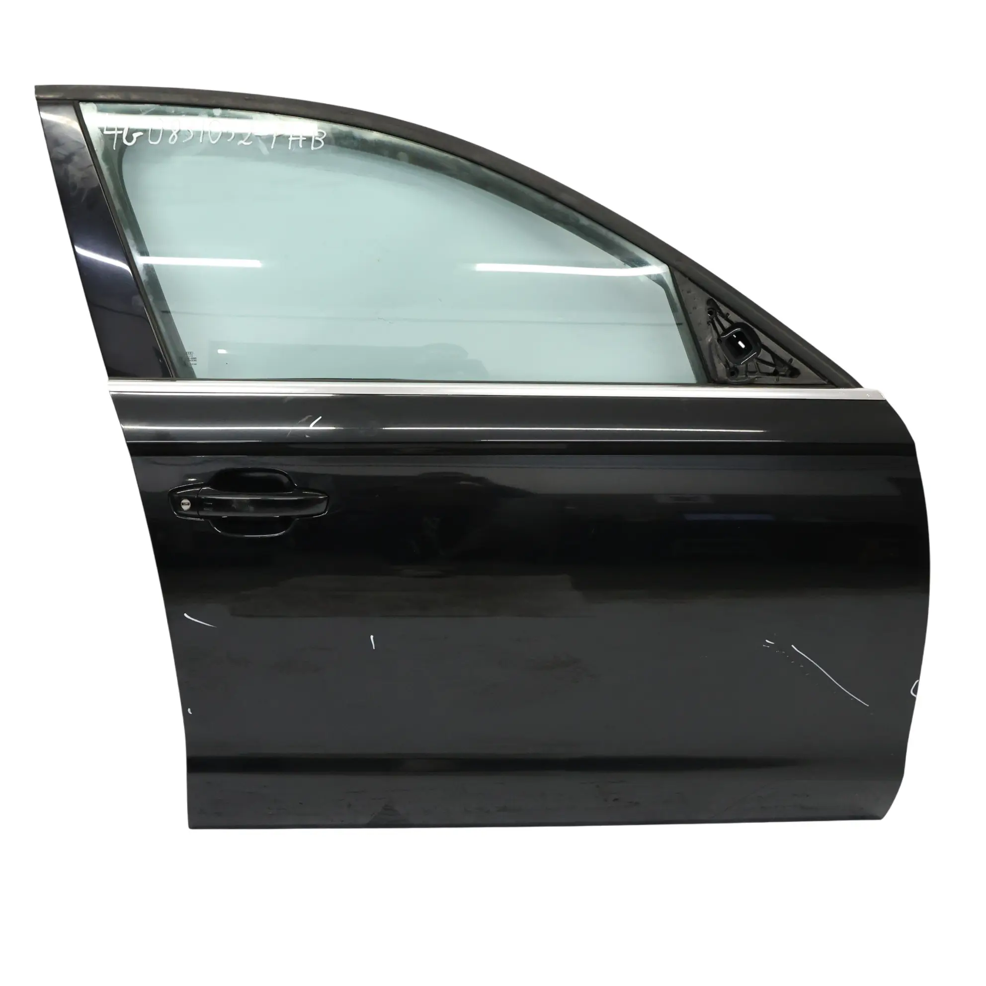 Audi A6 C7 4G Revêtement De Porte Avant Droite Phantom Black Noir - Z9Y