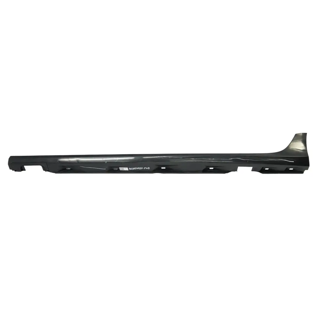 Audi A6 C7 Faldón Lateral Izquierdo Cubre Umbral Phantom Black Negro - Z9Y - SKU 4G0853855F-PHB - Número de pieza 4G0853855F