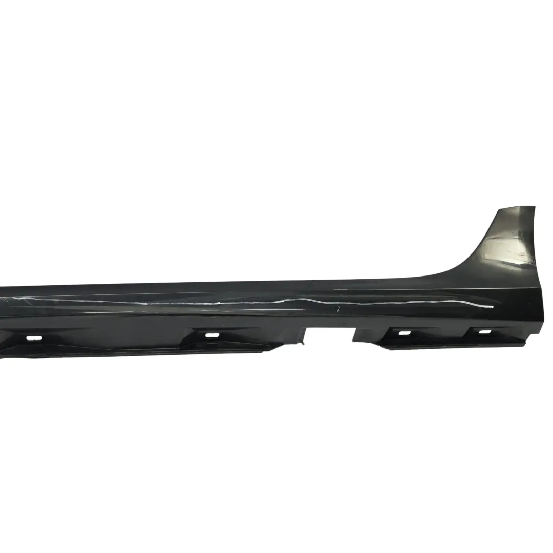 Audi A6 C7 Faldón Lateral Izquierdo Cubre Umbral Phantom Black Negro - Z9Y - SKU 4G0853855F-PHB - Número de pieza 4G0853855F