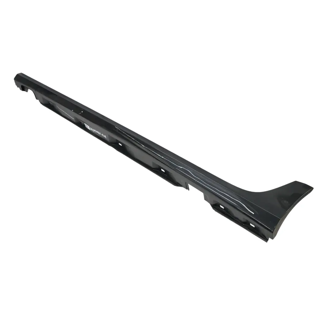 Audi A6 C7 Faldón Lateral Izquierdo Cubre Umbral Phantom Black Negro - Z9Y - SKU 4G0853855F-PHB - Número de pieza 4G0853855F
