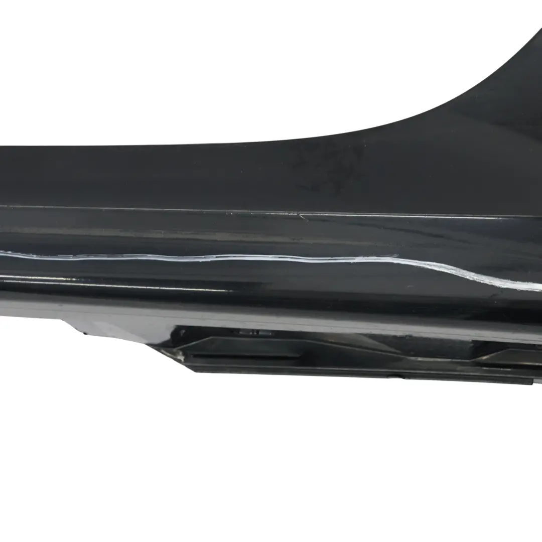 Audi A6 C7 Faldón Lateral Izquierdo Cubre Umbral Phantom Black Negro - Z9Y - SKU 4G0853855F-PHB - Número de pieza 4G0853855F