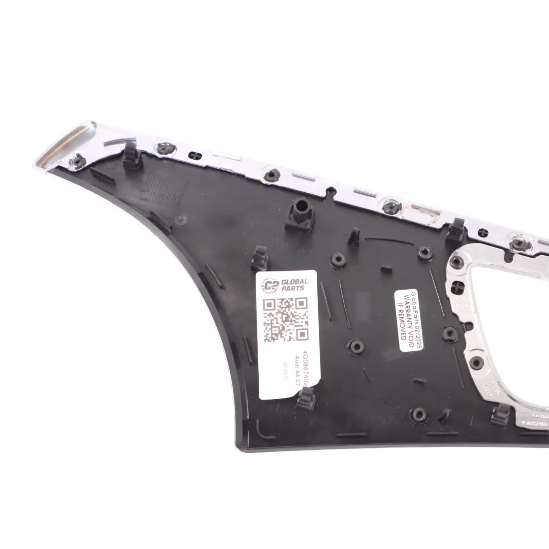 Garniture De Poignée De Porte Avant Gauche pour Audi A6 C7 à propos du numéro de pièce 4G0867409K Audi A6 C7 Garniture De Poignée De Porte Avant Gauche - SKU 4G0867409K - Numéro de pièce 4G0867409K
