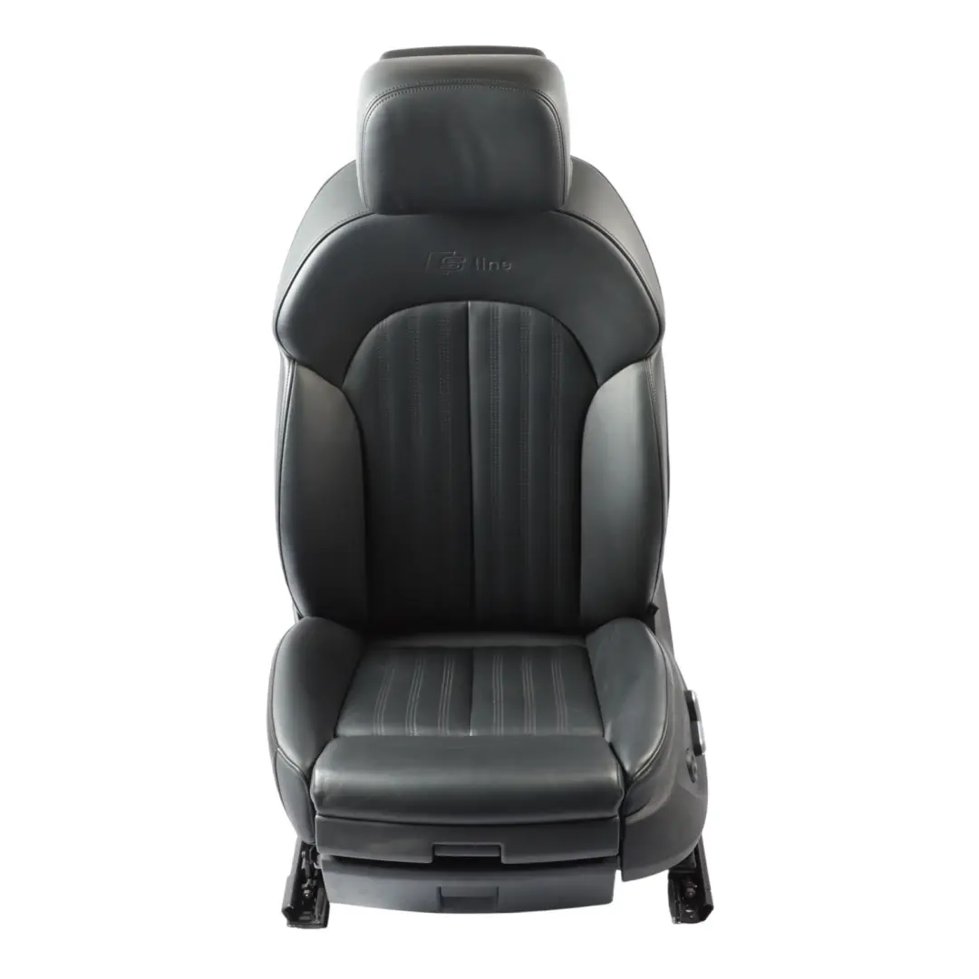 Audi A6 C7 Vorne Sport Sitz Links S-Line Beheizt Innenraum Leder Seele Schwarz - SKU 4G0881805BD-3 - Teilenummer 4G0881805BD