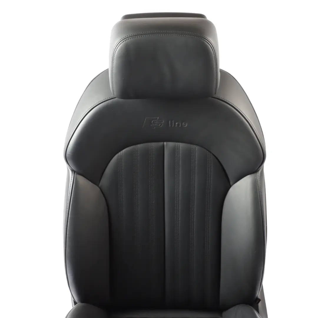 Audi A6 C7 Siège Sport Avant Gauche S-Line Chauffant Intérieur Cuir Soul Noir - SKU 4G0881805BD-3 - Numéro de pièce 4G0881805BD