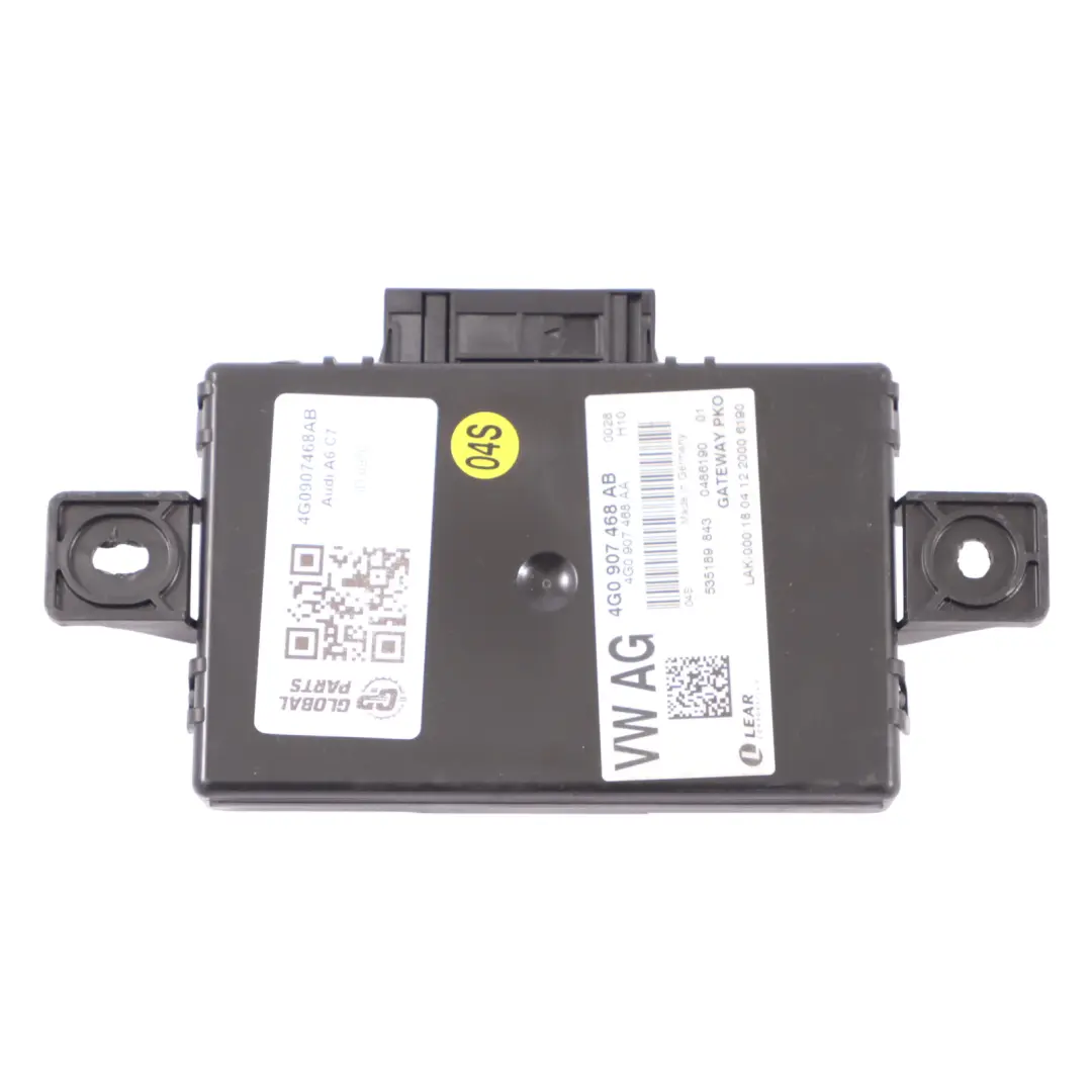 Gateway Module Control Unit ECU to Audi A6 C7 with Part number 4G0907468AB Audi A6 C7 Gateway Module Control Unit ECU - SKU 4G0907468AB - Part number 4G0907468AB