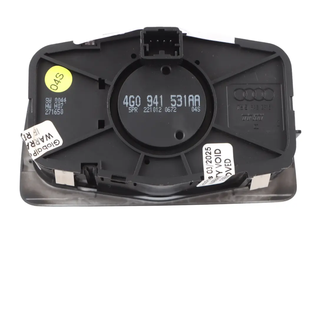 Audi A7 4G Headlamp Headlight Control Unit Module Switch - SKU 4G0941531AA - Part number 4G0941531AA