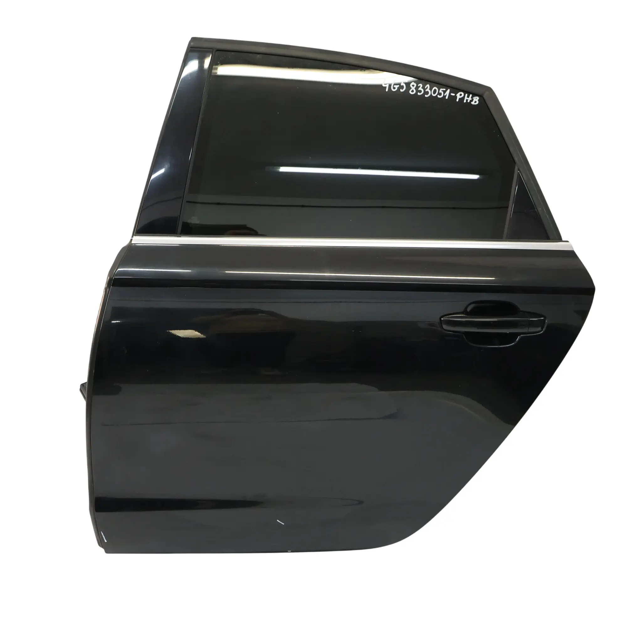 Audi A6 C7 4G Door Rear Left N/S Phantom Black Metallic - Z9Y