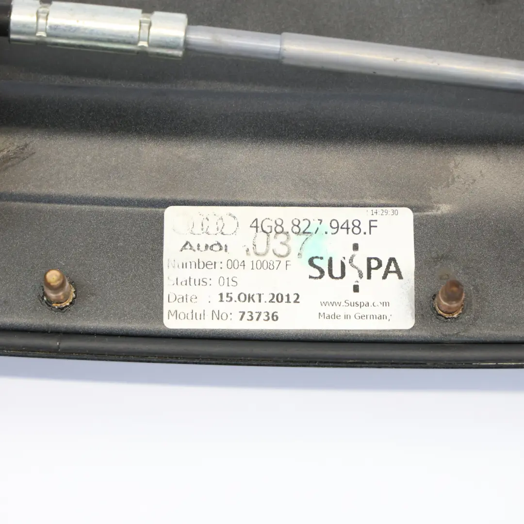 Audi A7 4G8 Support De Moteur D'Actionneur De Becquet Arrière Daytona Grey - Z7S - SKU 4G8827948F-DGR - Numéro de pièce 4G8827948F