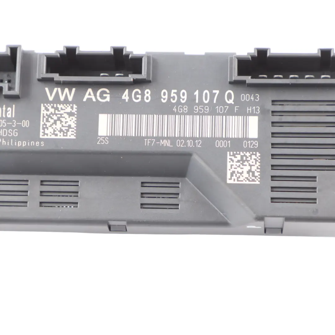 4G8 Module De Commande De Hayon Élévateur 959107Q pour Audi A7 à propos du numéro de pièce 4G8959107Q Audi A7 4G8 Module De Commande De Hayon Élévateur 959107Q - SKU 4G8959107Q - Numéro de pièce 4G8959107Q