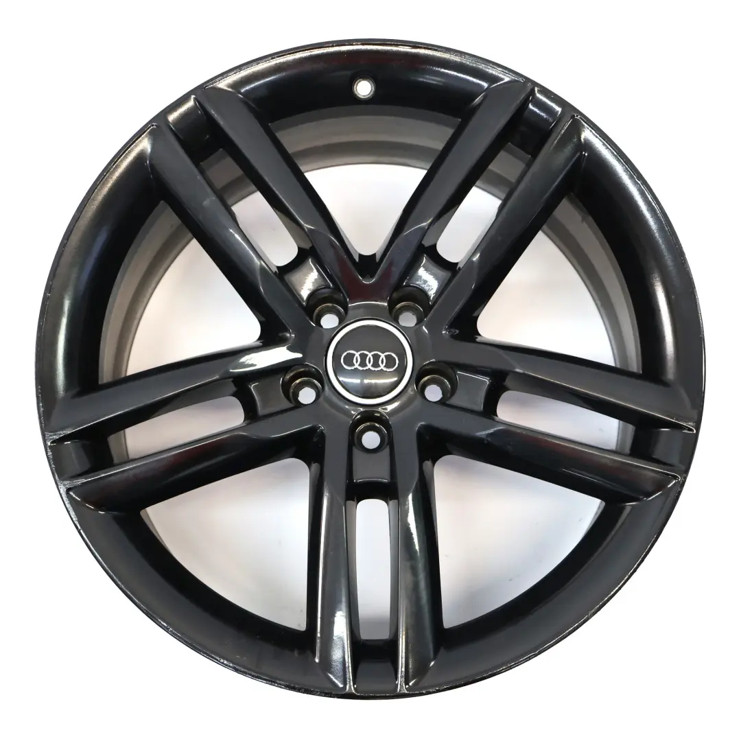 Audi A7 4G A8 4H Black Wheel Alloy Rim 19" 9J ET:32 Double Star Spoke - SKU 4H0601025R-1 - Part number 4H0601025R