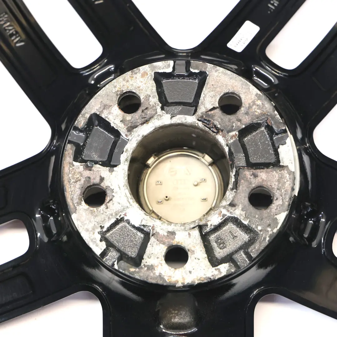 Alloy Rim 19" 9J ET:32 Double Star Spoke to Audi A7 4G A8 4H Black Wheel with Part number 4H0601025R Audi A7 4G A8 4H Black Wheel Alloy Rim 19" 9J ET:32 Double Star Spoke - SKU 4H0601025R-1 - Part number 4H0601025R