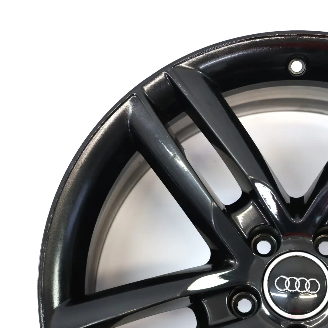 Audi A7 4G A8 4H Black Wheel Alloy Rim 19" 9J ET:32 Double Star Spoke - SKU 4H0601025R-1 - Part number 4H0601025R