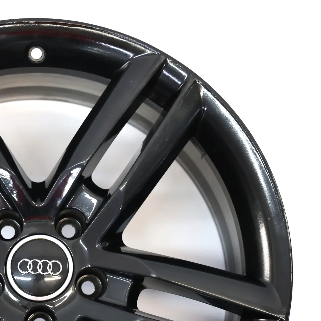Audi A7 4G A8 4H Black Wheel Alloy Rim 19" 9J ET:32 Double Star Spoke - SKU 4H0601025R-1 - Part number 4H0601025R