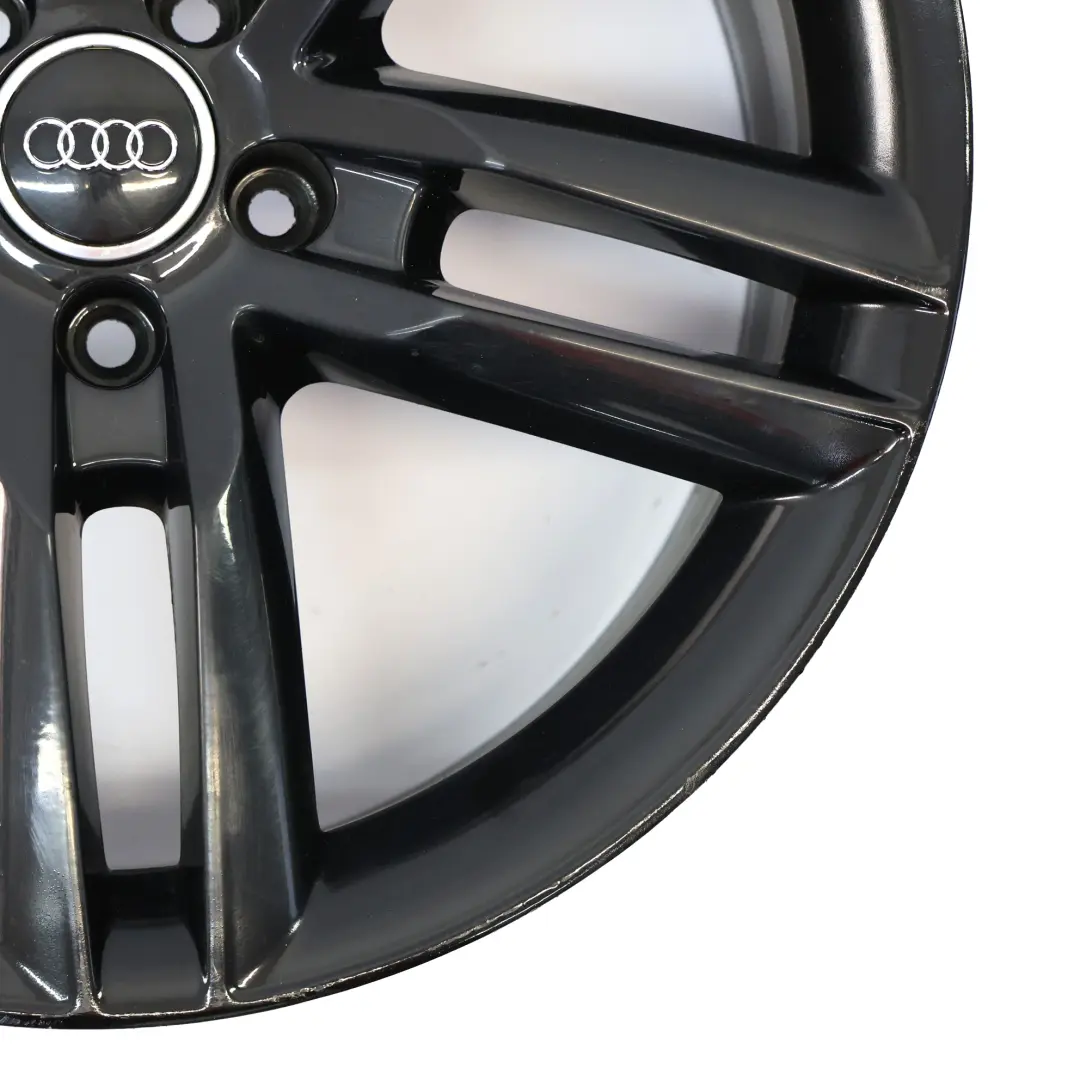 Audi A7 4G A8 4H Schwarze Alufelge 19" 9J ET:32 Doppelsternspeiche - SKU 4H0601025R-1 - Teilenummer 4H0601025R