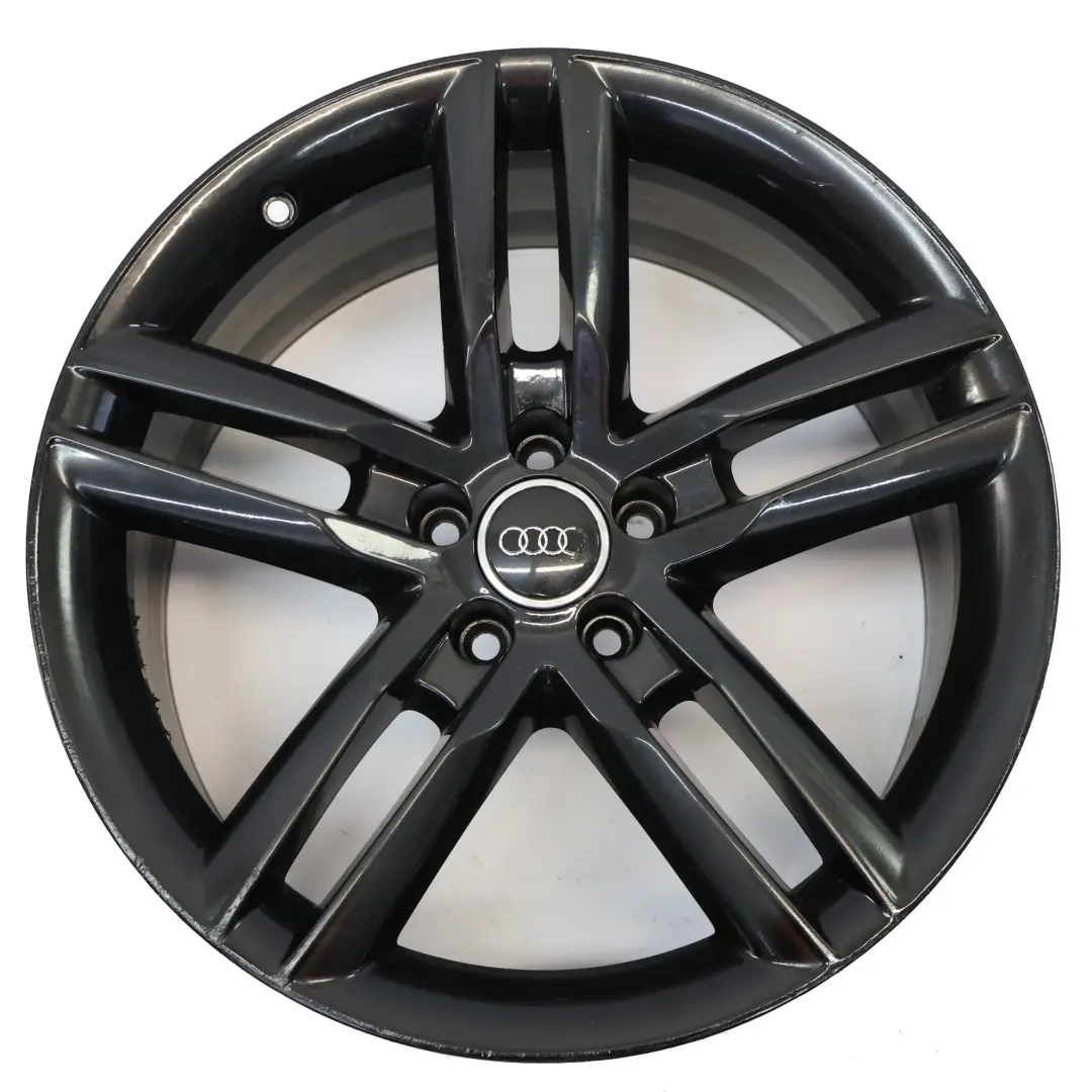 Schwarze Alufelge 19" 9J ET:32 Doppelsternspeiche für Audi A7 4G A8 4H mit Teilenummer 4H0601025R Audi A7 4G A8 4H Schwarze Alufelge 19" 9J ET:32 Doppelsternspeiche - SKU 4H0601025R-2 - Teilenummer 4H0601025R