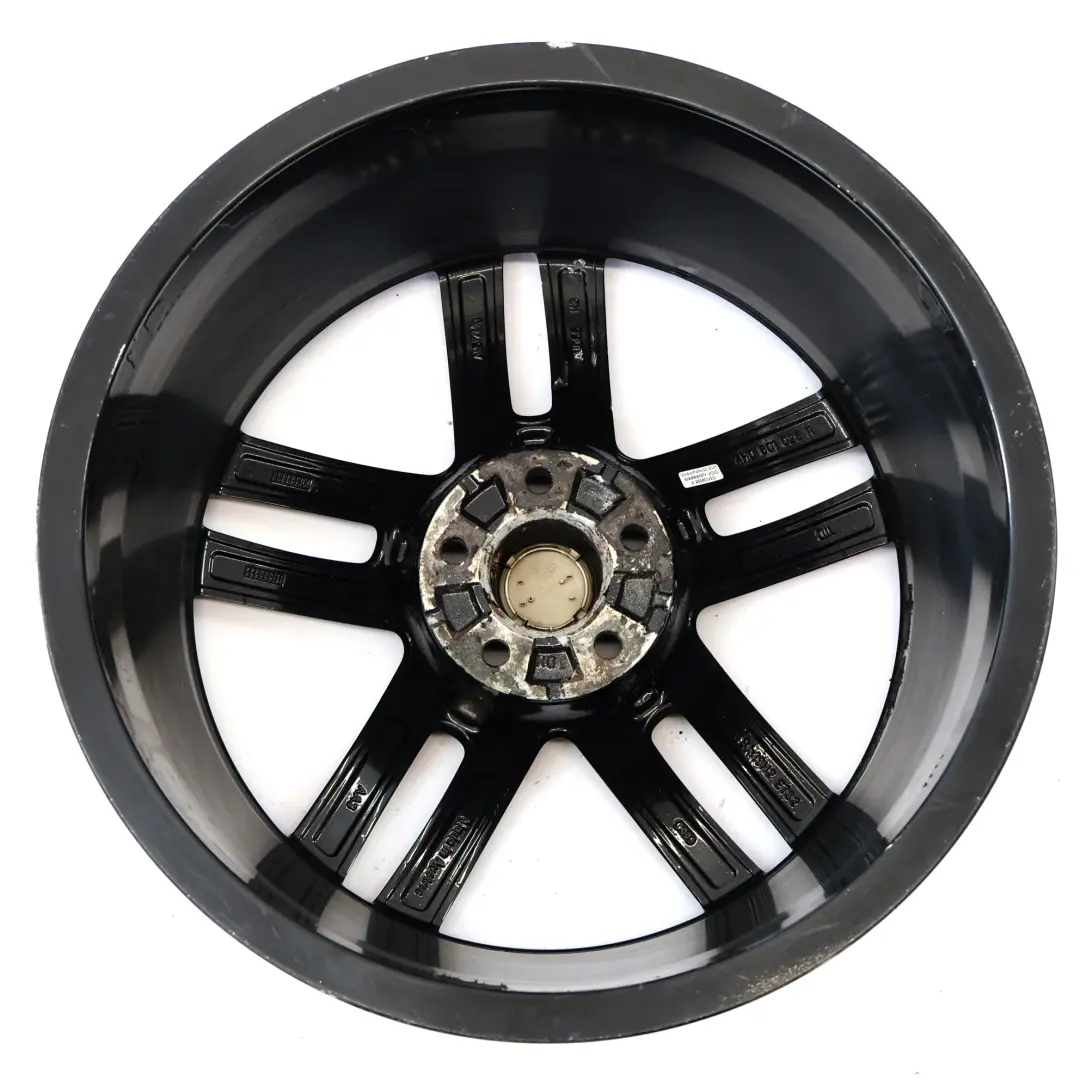 Audi A7 4G A8 4H Schwarze Alufelge 19" 9J ET:32 Doppelsternspeiche - SKU 4H0601025R-2 - Teilenummer 4H0601025R