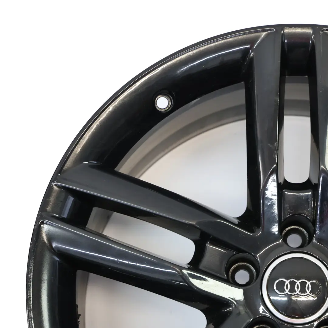 Audi A7 4G A8 4H Cerchio Lega Nero 19" 9J ET:32 Doppia Stella Raggi - SKU 4H0601025R-2 - Numero di parte 4H0601025R