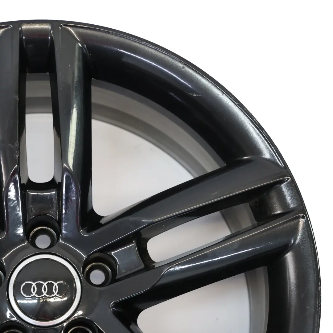 Schwarze Alufelge 19" 9J ET:32 Doppelsternspeiche für Audi A7 4G A8 4H mit Teilenummer 4H0601025R Audi A7 4G A8 4H Schwarze Alufelge 19" 9J ET:32 Doppelsternspeiche - SKU 4H0601025R-2 - Teilenummer 4H0601025R