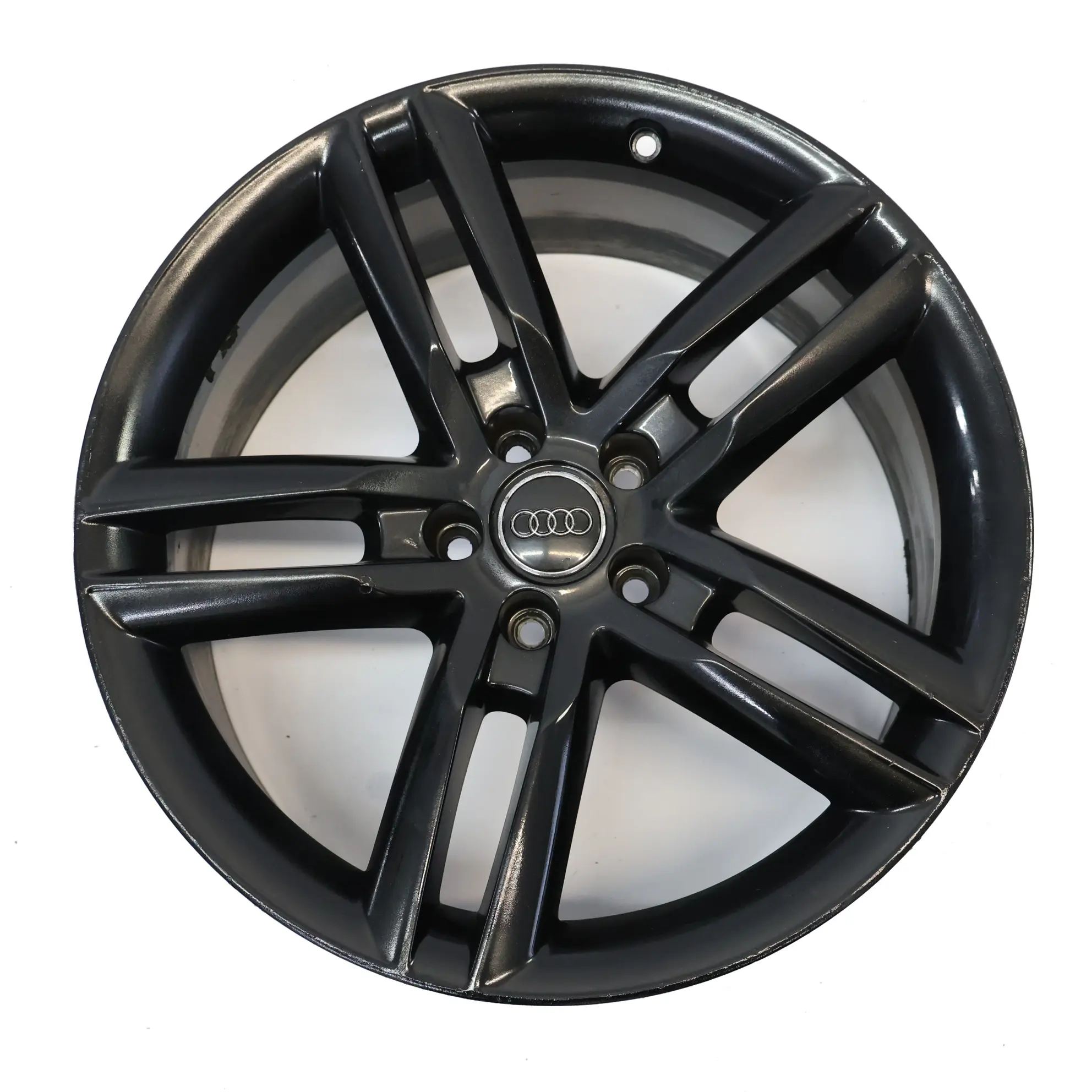 Audi A7 4G A8 4H Black Wheel Alloy Rim 19" 9J ET:32 Double Star Spoke 4H0601025R