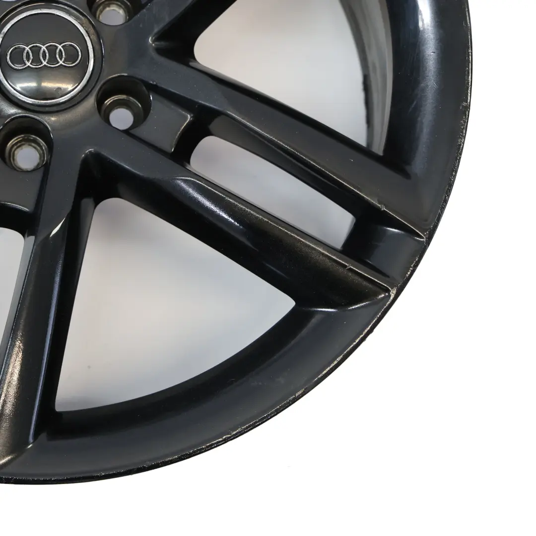 Audi A7 4G A8 4H Black Wheel Alloy Rim 19" 9J ET:32 Double Star Spoke - SKU 4H0601025R-3 - Part number 4H0601025R