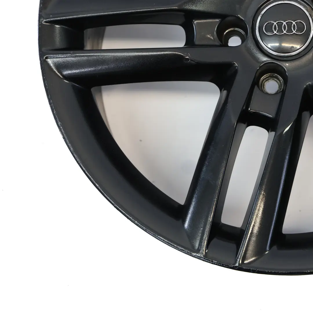 Audi A7 4G A8 4H Black Wheel Alloy Rim 19" 9J ET:32 Double Star Spoke - SKU 4H0601025R-3 - Part number 4H0601025R
