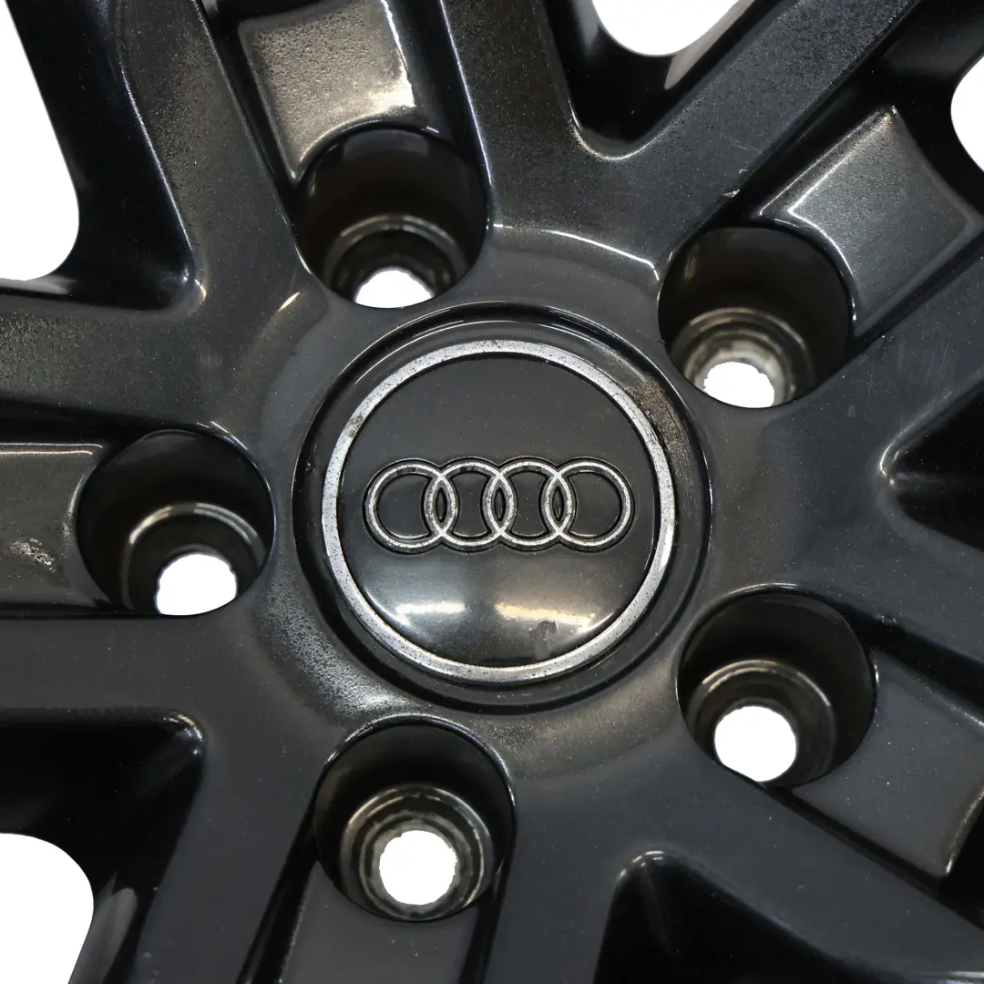 Audi A7 4G A8 4H Black Wheel Alloy Rim 19" 9J ET:32 Double Star Spoke - SKU 4H0601025R-3 - Part number 4H0601025R