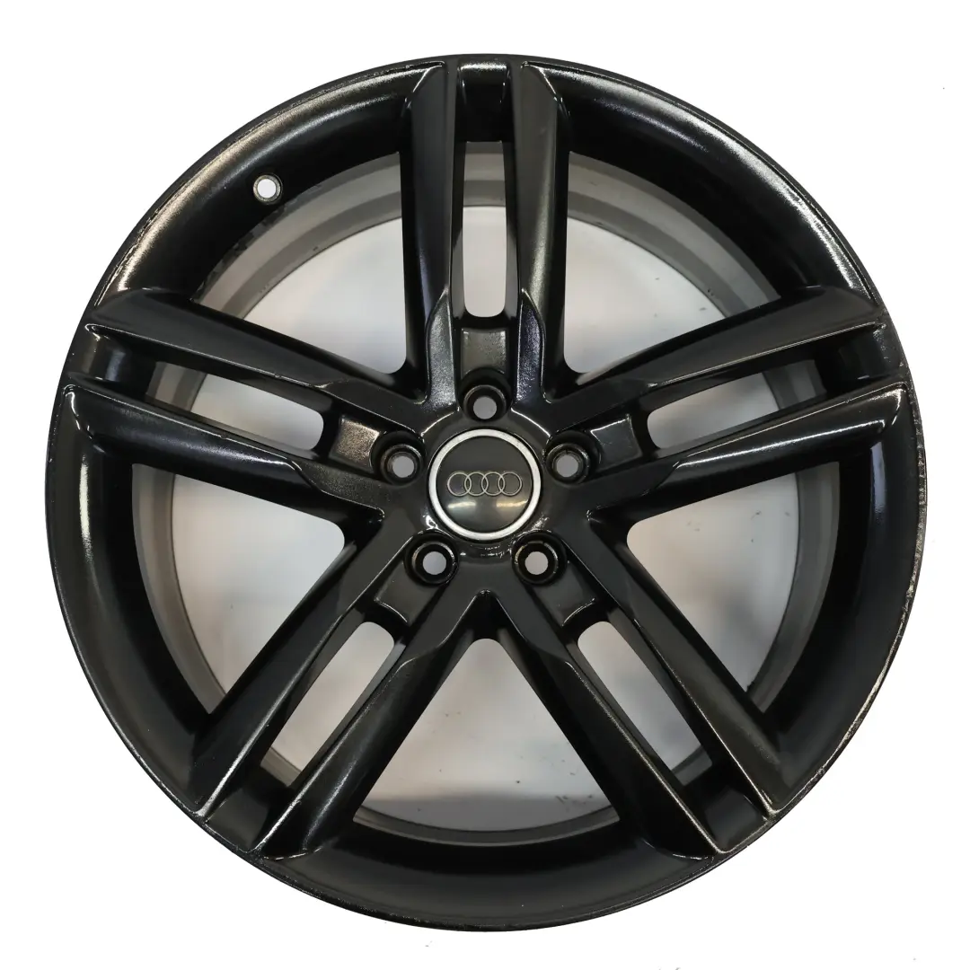 Audi A7 4G A8 4H Black Wheel Alloy Rim 19" 9J ET:32 Double Star Spoke - SKU 4H0601025R-4 - Part number 4H0601025R