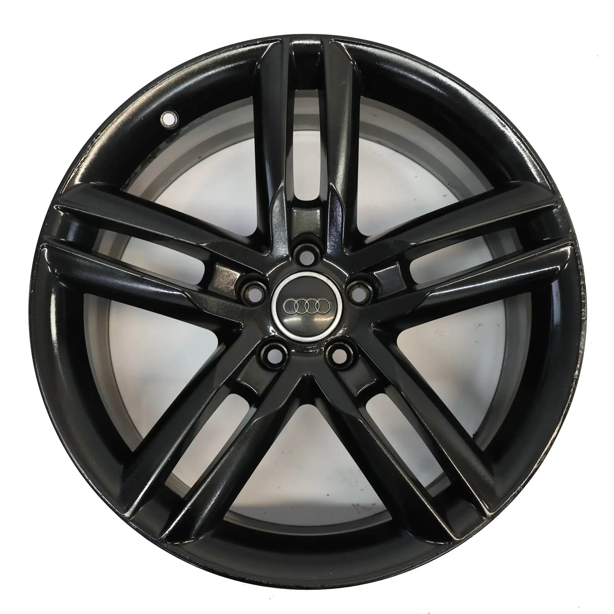 Audi A7 4G A8 4H Black Wheel Alloy Rim 19" 9J ET:32 Double Star Spoke 4H0601025R