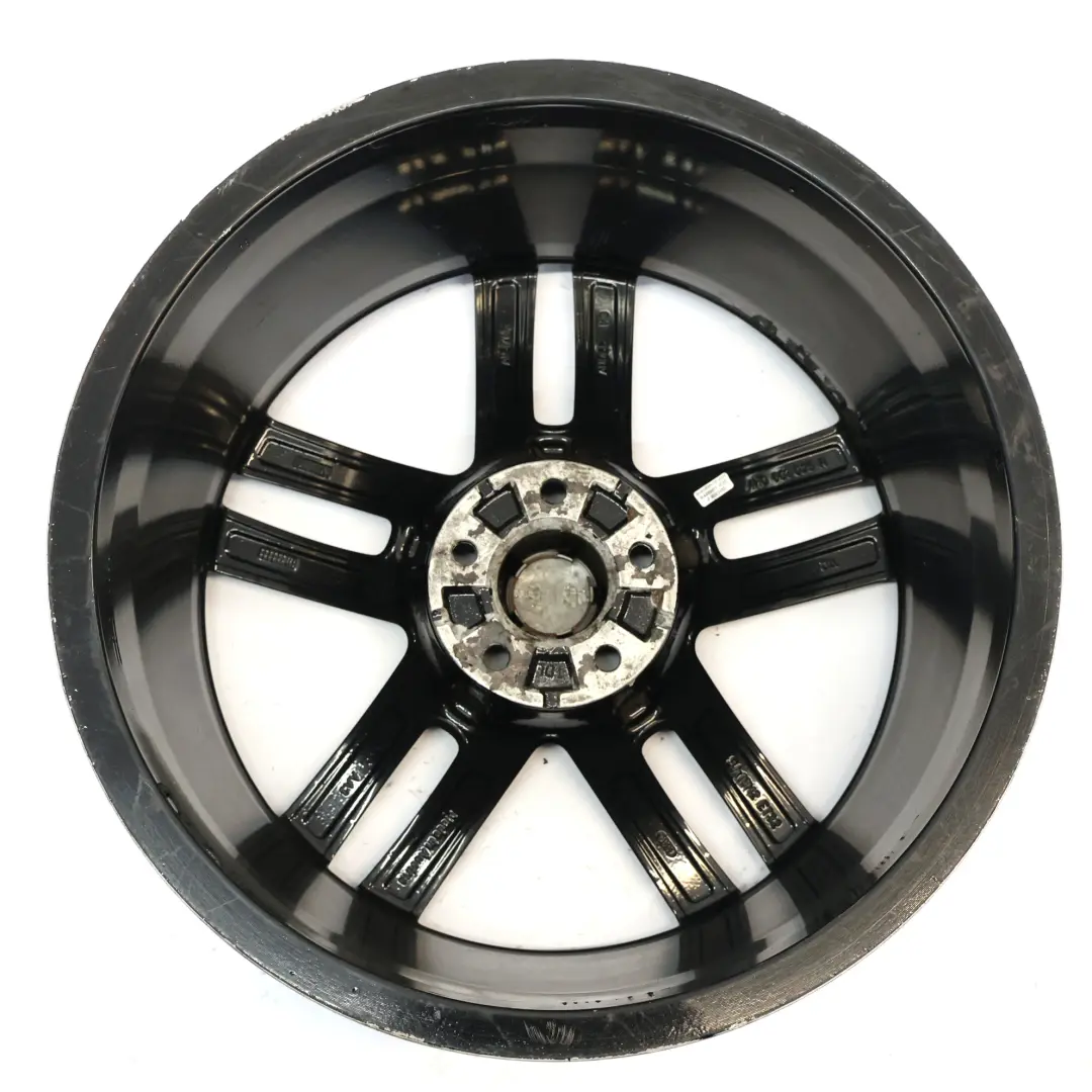 Audi A7 4G A8 4H Black Wheel Alloy Rim 19" 9J ET:32 Double Star Spoke - SKU 4H0601025R-4 - Part number 4H0601025R