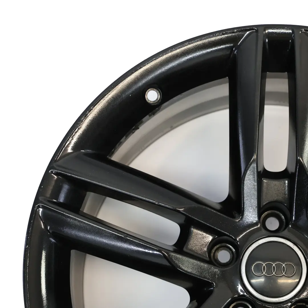 Alloy Rim 19" 9J ET:32 Double Star Spoke to Audi A7 4G A8 4H Black Wheel with Part number 4H0601025R Audi A7 4G A8 4H Black Wheel Alloy Rim 19" 9J ET:32 Double Star Spoke - SKU 4H0601025R-4 - Part number 4H0601025R