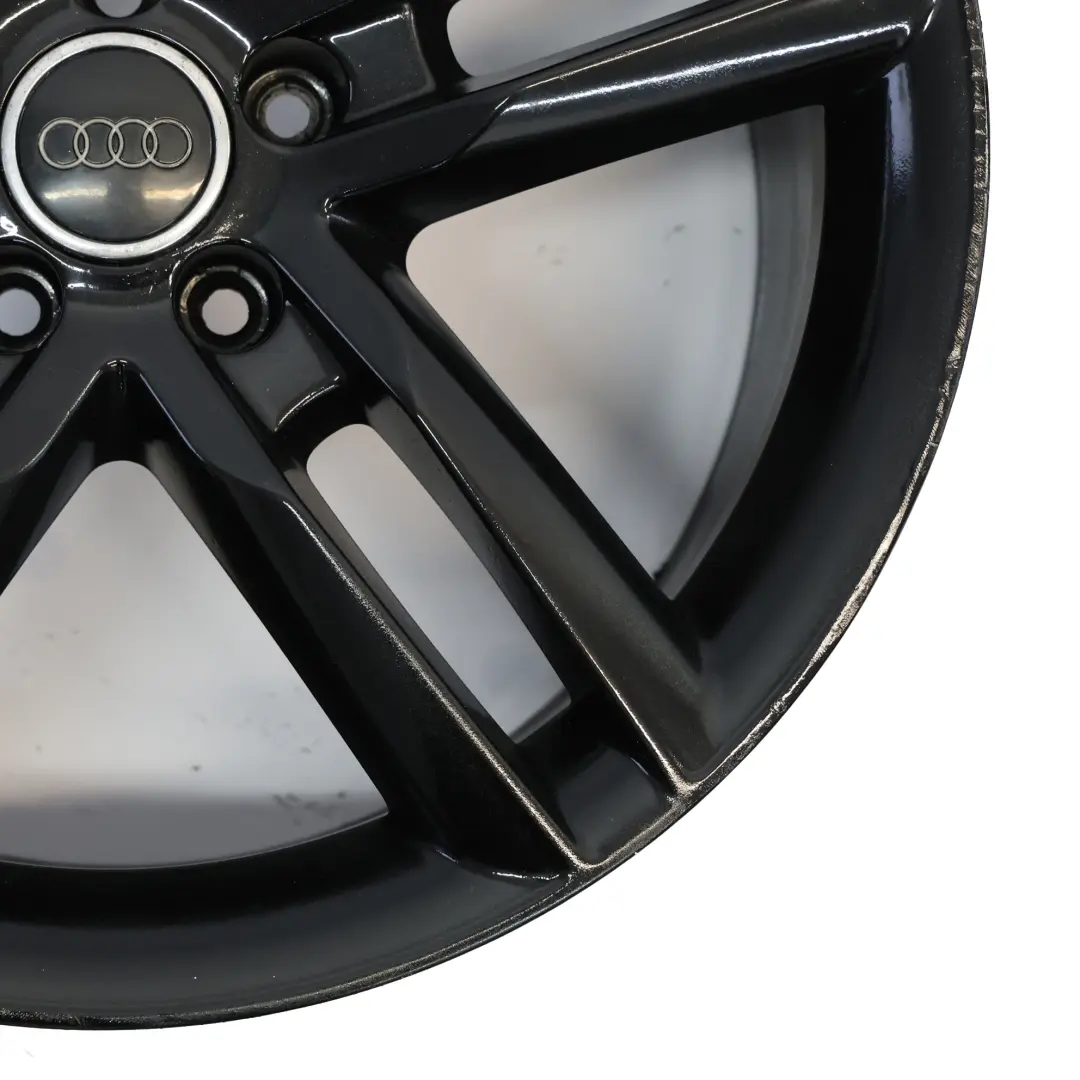 Audi A7 4G A8 4H Black Wheel Alloy Rim 19" 9J ET:32 Double Star Spoke - SKU 4H0601025R-4 - Part number 4H0601025R