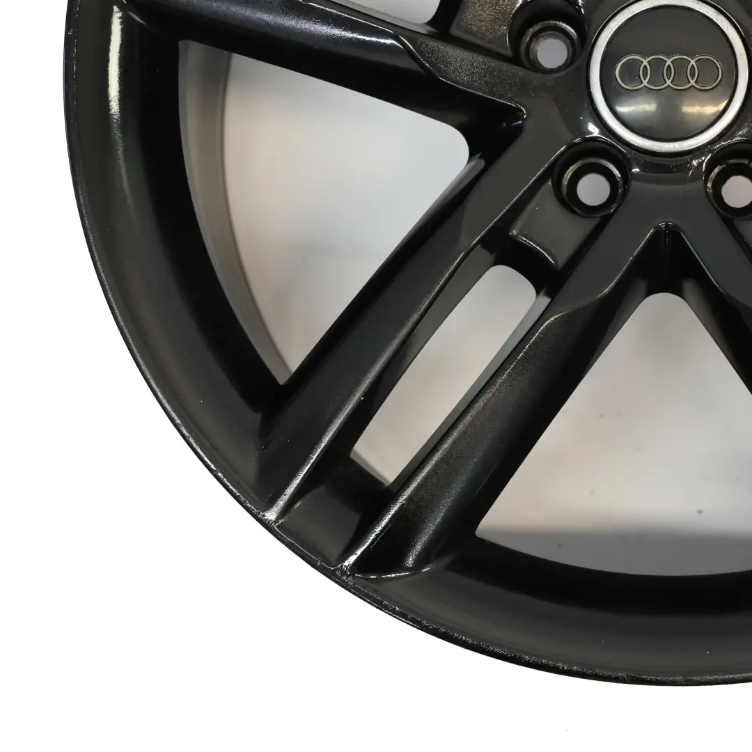 Audi A7 4G A8 4H Black Wheel Alloy Rim 19" 9J ET:32 Double Star Spoke - SKU 4H0601025R-4 - Part number 4H0601025R