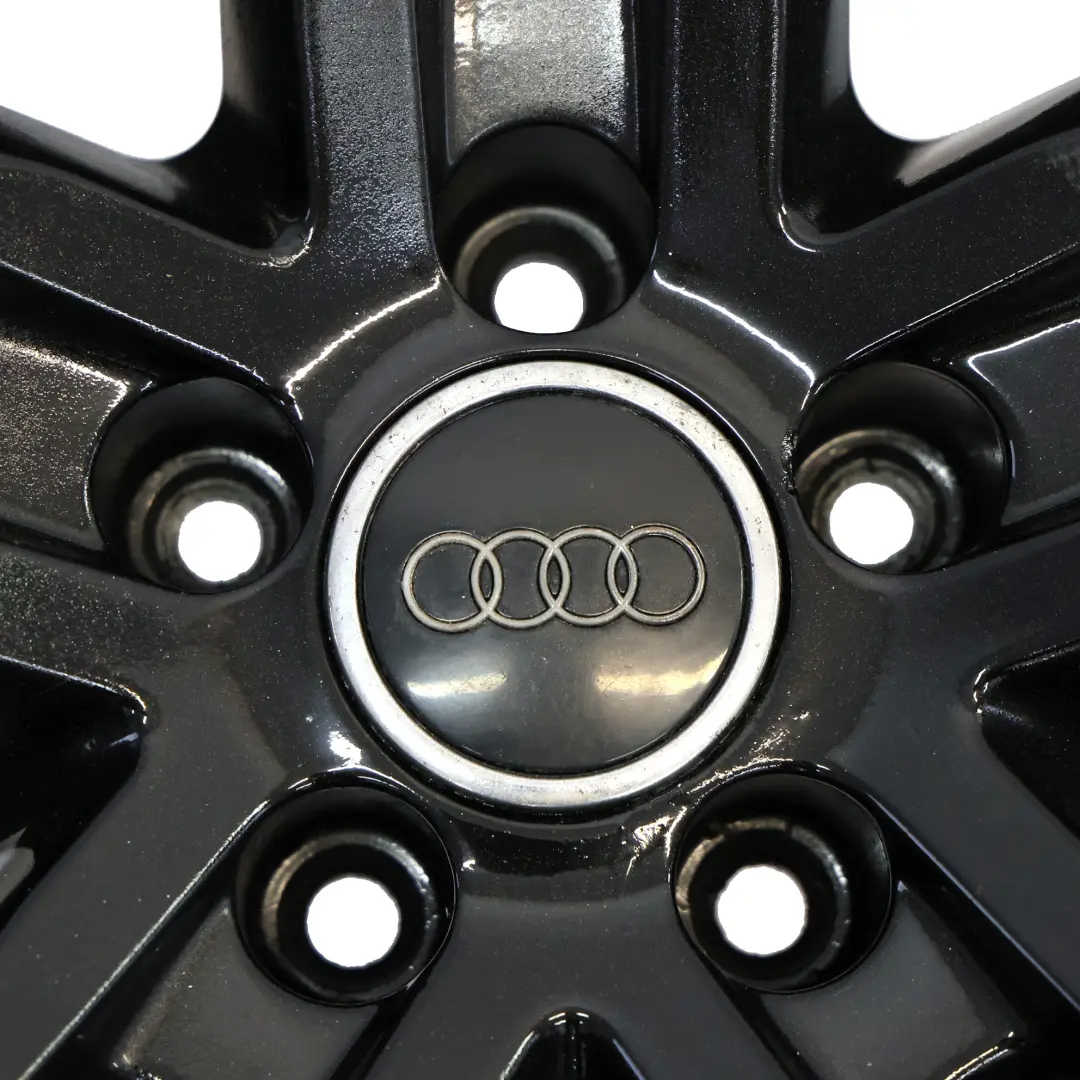 Alloy Rim 19" 9J ET:32 Double Star Spoke to Audi A7 4G A8 4H Black Wheel with Part number 4H0601025R Audi A7 4G A8 4H Black Wheel Alloy Rim 19" 9J ET:32 Double Star Spoke - SKU 4H0601025R-4 - Part number 4H0601025R