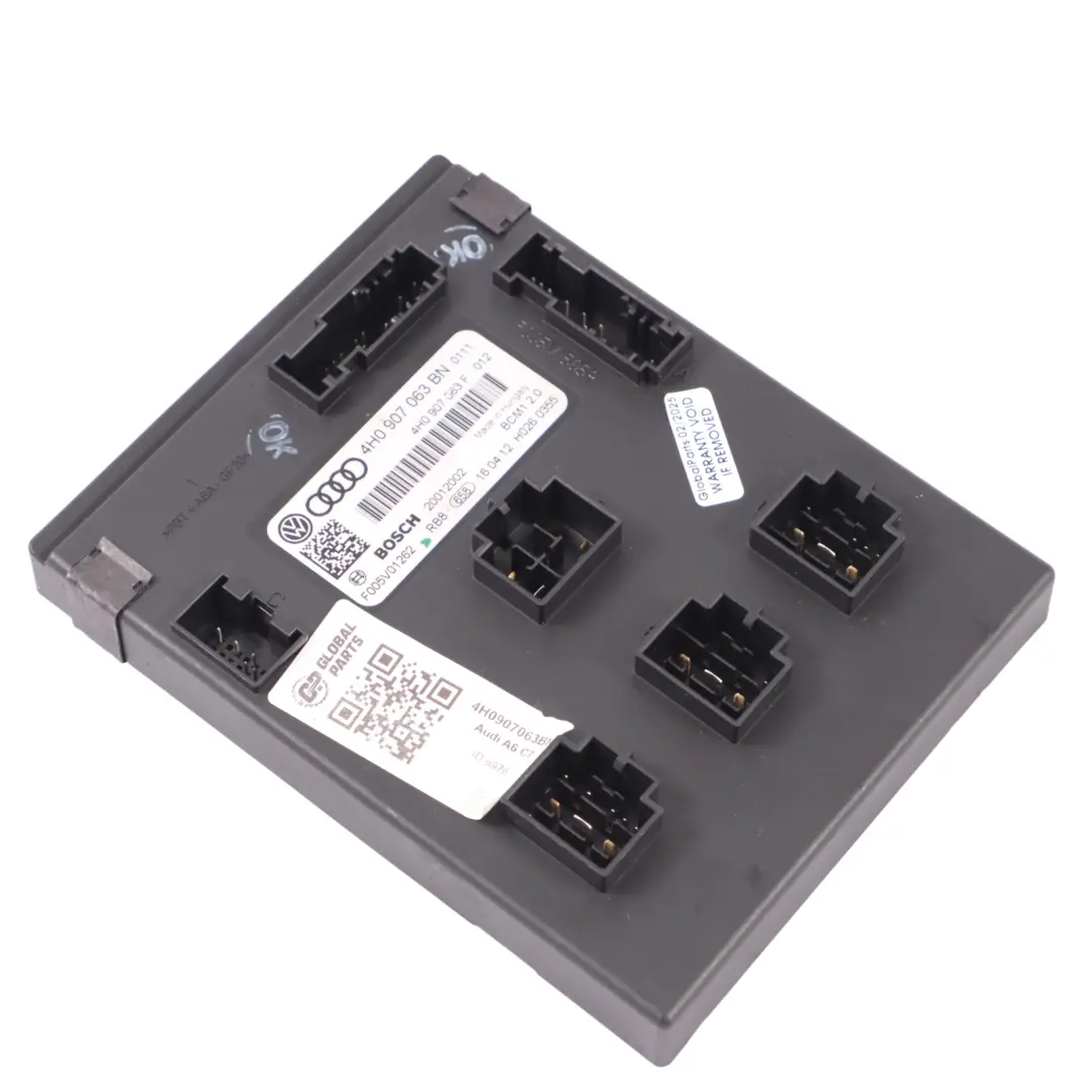 CGLC BCM Unità Modulo Controllo Carrozzeria ECU per Audi A6 C7 2.0 TDI con numero di parte 4H0907063BN Audi A6 C7 2.0 TDI CGLC BCM Unità Modulo Controllo Carrozzeria ECU - SKU 4H0907063BN - Numero di parte 4H0907063BN