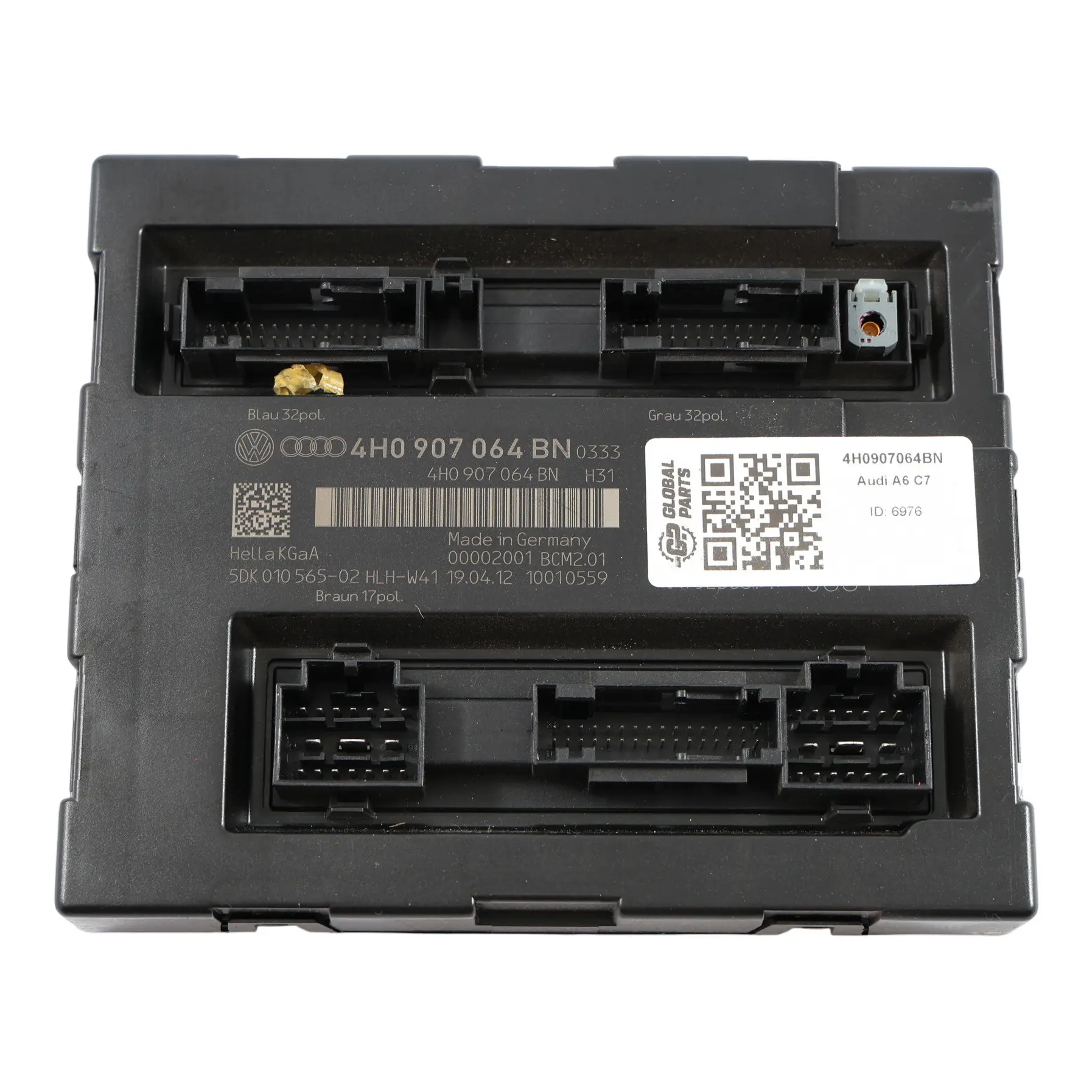 Audi A6 C7 Saloon CCM Comfort Control Module Onboard Unit ECU 4H0907064BN