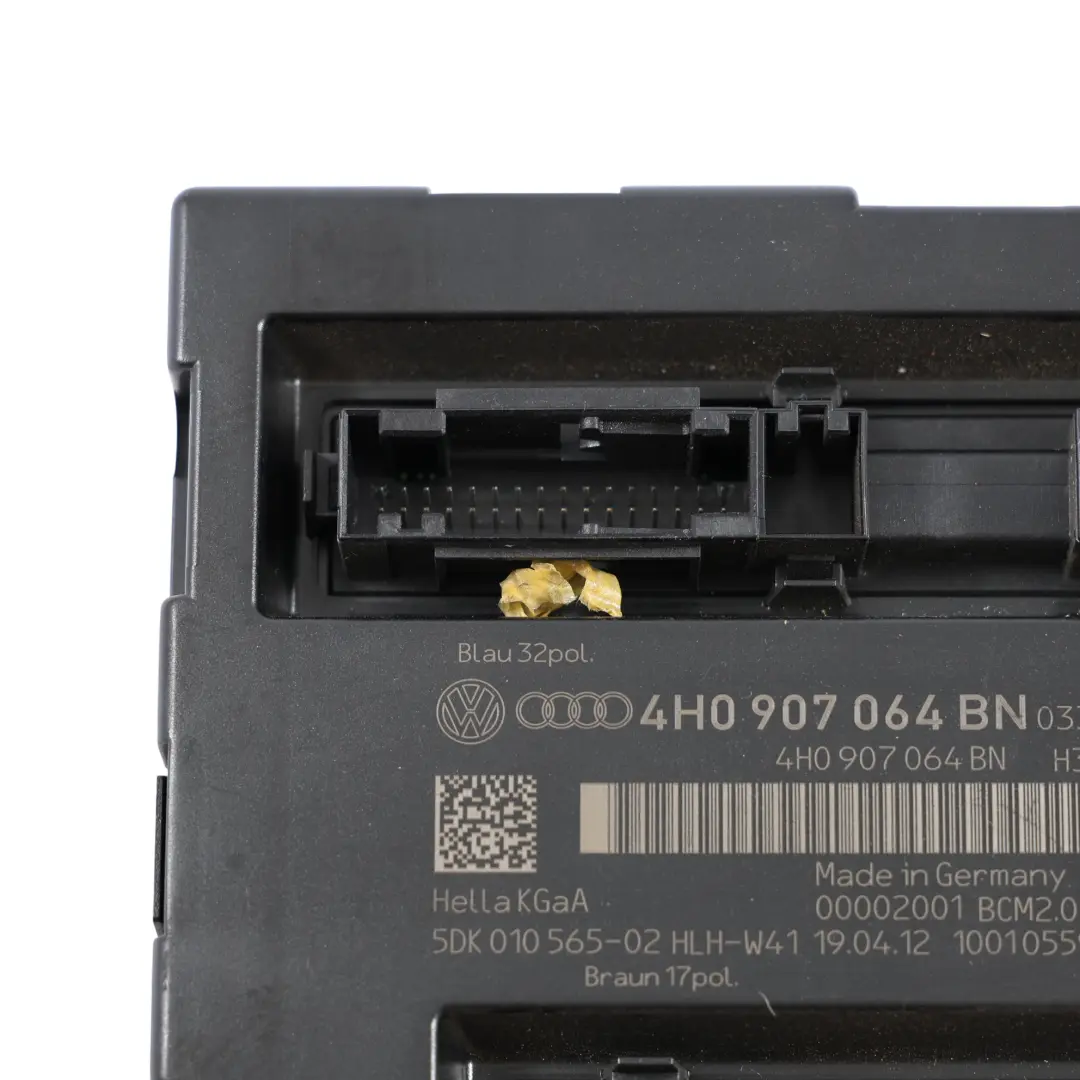 CCM Comfort Control Module Onboard Unit ECU para Audi A6 C7 Berlina con número de pieza 4H0907064BN Audi A6 C7 Berlina CCM Comfort Control Module Onboard Unit ECU - SKU 4H0907064BN - Número de pieza 4H0907064BN