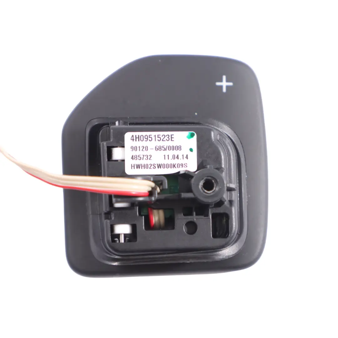 A8L 4H Conmutador De Volante Tiptronic Plus Derecho para Audi con número de pieza 4H0951523E Audi A8L 4H Conmutador De Volante Tiptronic Plus Derecho - SKU 4H0951523E - Número de pieza 4H0951523E