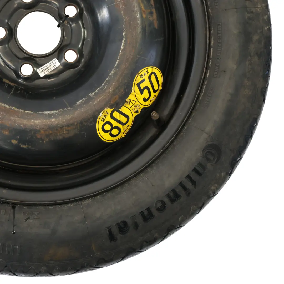 Koło Zapasowe Stalowe 125/90 R16 5X112 Continental 4JX16.H2.50 do Land Rover o numerze 4JX16H250 Land Rover Koło Zapasowe Stalowe 125/90 R16 5X112 Continental 4JX16.H2.50 - SKU 4JX16H250 - Numer Części 4JX16H250